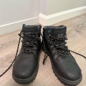 Caterpillar Yellow and Black Work Boots